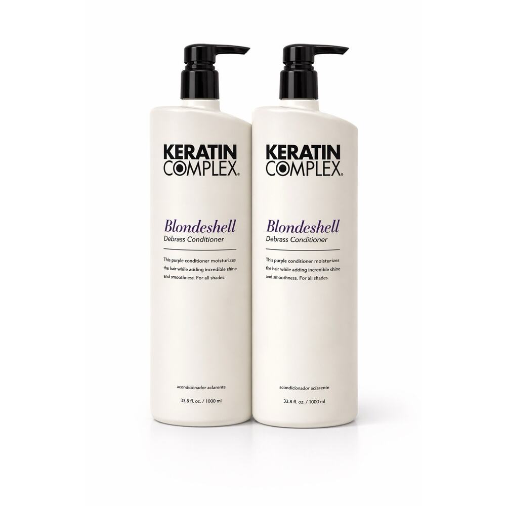 Keratin Complex Blondeshell Debrass Conditioner 33.8oz x2 NEW Not Sealed